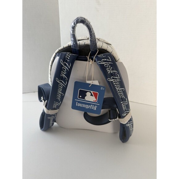 Loungefly New York Yankees Pinstripe Mini Backpack NY MLB Funko Bag New NWT Flaw main image 10